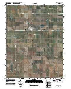 McCracken Kansas Historical topographic map, 1:24000 scale, 7.5 X 7.5 Minute, Year 2009