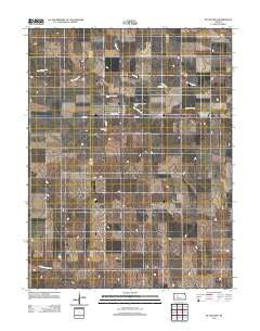 McCracken Kansas Historical topographic map, 1:24000 scale, 7.5 X 7.5 Minute, Year 2012
