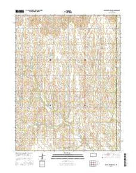 McCracken Branch Kansas Current topographic map, 1:24000 scale, 7.5 X 7.5 Minute, Year 2015