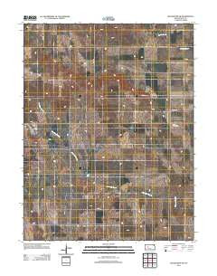 McCracken SW Kansas Historical topographic map, 1:24000 scale, 7.5 X 7.5 Minute, Year 2012