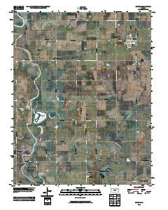 McCune Kansas Historical topographic map, 1:24000 scale, 7.5 X 7.5 Minute, Year 2010