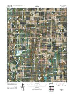 McCune Kansas Historical topographic map, 1:24000 scale, 7.5 X 7.5 Minute, Year 2012
