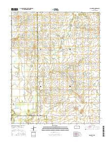 McCune NE Kansas Current topographic map, 1:24000 scale, 7.5 X 7.5 Minute, Year 2015