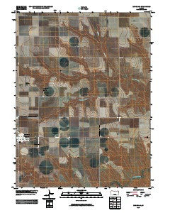 McDonald Kansas Historical topographic map, 1:24000 scale, 7.5 X 7.5 Minute, Year 2009