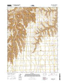 McDonald NE Kansas Current topographic map, 1:24000 scale, 7.5 X 7.5 Minute, Year 2015