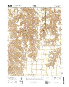 McDonald NW Kansas Current topographic map, 1:24000 scale, 7.5 X 7.5 Minute, Year 2015