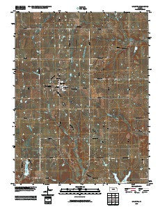 McLouth Kansas Historical topographic map, 1:24000 scale, 7.5 X 7.5 Minute, Year 2010