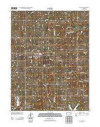 McLouth Kansas Historical topographic map, 1:24000 scale, 7.5 X 7.5 Minute, Year 2012