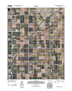 McPherson South Kansas Historical topographic map, 1:24000 scale, 7.5 X 7.5 Minute, Year 2012