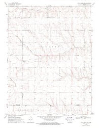 Mc Allaster NE Kansas Historical topographic map, 1:24000 scale, 7.5 X 7.5 Minute, Year 1969