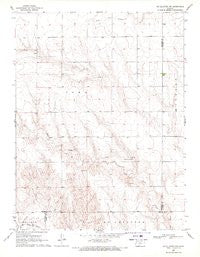 Mc Allaster NW Kansas Historical topographic map, 1:24000 scale, 7.5 X 7.5 Minute, Year 1969