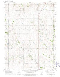 Mc Cracken Branch Kansas Historical topographic map, 1:24000 scale, 7.5 X 7.5 Minute, Year 1973