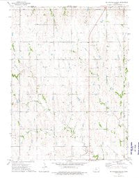Mc Cracken Branch Kansas Historical topographic map, 1:24000 scale, 7.5 X 7.5 Minute, Year 1973