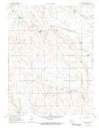 Mc Cracken SW Kansas Historical topographic map, 1:24000 scale, 7.5 X 7.5 Minute, Year 1966