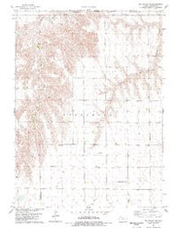 Mc Donald NE Kansas Historical topographic map, 1:24000 scale, 7.5 X 7.5 Minute, Year 1978