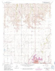 Mc Pherson North Kansas Historical topographic map, 1:24000 scale, 7.5 X 7.5 Minute, Year 1965