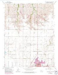 Mc Pherson North Kansas Historical topographic map, 1:24000 scale, 7.5 X 7.5 Minute, Year 1965