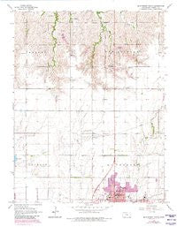 Mc Pherson North Kansas Historical topographic map, 1:24000 scale, 7.5 X 7.5 Minute, Year 1965