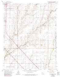 Mc Pherson SE Kansas Historical topographic map, 1:24000 scale, 7.5 X 7.5 Minute, Year 1965