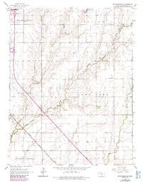 Mc Pherson SE Kansas Historical topographic map, 1:24000 scale, 7.5 X 7.5 Minute, Year 1965