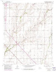 Mc Pherson SE Kansas Historical topographic map, 1:24000 scale, 7.5 X 7.5 Minute, Year 1965