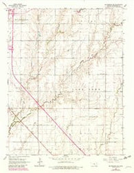 Mc Pherson SE Kansas Historical topographic map, 1:24000 scale, 7.5 X 7.5 Minute, Year 1965