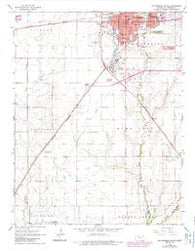 Mc Pherson South Kansas Historical topographic map, 1:24000 scale, 7.5 X 7.5 Minute, Year 1965