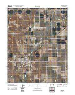 Meade Kansas Historical topographic map, 1:24000 scale, 7.5 X 7.5 Minute, Year 2012