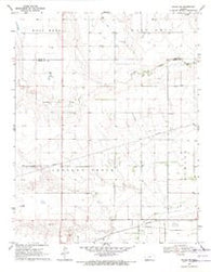 Meade NE Kansas Historical topographic map, 1:24000 scale, 7.5 X 7.5 Minute, Year 1969