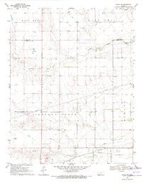 Meade NE Kansas Historical topographic map, 1:24000 scale, 7.5 X 7.5 Minute, Year 1969