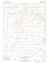 Meade NW Kansas Historical topographic map, 1:24000 scale, 7.5 X 7.5 Minute, Year 1968
