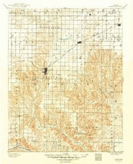 Meade Kansas Historical topographic map, 1:125000 scale, 30 X 30 Minute, Year 1892