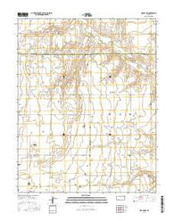 Meade NW Kansas Current topographic map, 1:24000 scale, 7.5 X 7.5 Minute, Year 2016