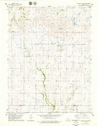 Meades Ranch Kansas Historical topographic map, 1:24000 scale, 7.5 X 7.5 Minute, Year 1978