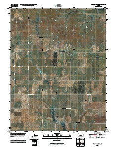 Meades Ranch Kansas Historical topographic map, 1:24000 scale, 7.5 X 7.5 Minute, Year 2009