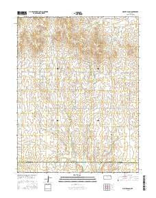 Meades Ranch Kansas Current topographic map, 1:24000 scale, 7.5 X 7.5 Minute, Year 2015