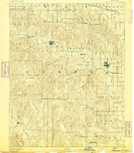 Medicine Lodge Kansas Historical topographic map, 1:125000 scale, 30 X 30 Minute, Year 1891