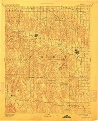 Medicine Lodge Kansas Historical topographic map, 1:125000 scale, 30 X 30 Minute, Year 1893
