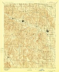 Medicine Lodge Kansas Historical topographic map, 1:125000 scale, 30 X 30 Minute, Year 1893