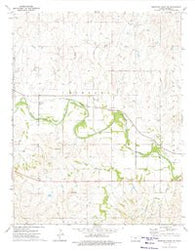 Medicine Lodge SW Kansas Historical topographic map, 1:24000 scale, 7.5 X 7.5 Minute, Year 1973
