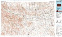 Medicine Lodge Kansas Historical topographic map, 1:100000 scale, 30 X 60 Minute, Year 1985