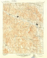 Medicine Lodge Kansas Historical topographic map, 1:125000 scale, 30 X 30 Minute, Year 1893