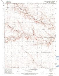 Middle Ladder Creek East Kansas Historical topographic map, 1:24000 scale, 7.5 X 7.5 Minute, Year 1968