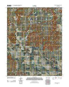 Middletown Kansas Historical topographic map, 1:24000 scale, 7.5 X 7.5 Minute, Year 2012