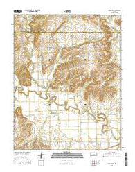 Middletown Kansas Current topographic map, 1:24000 scale, 7.5 X 7.5 Minute, Year 2015