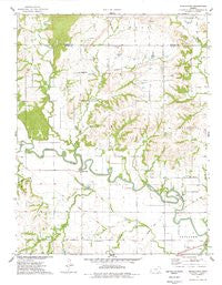 Middletown Kansas Historical topographic map, 1:24000 scale, 7.5 X 7.5 Minute, Year 1975
