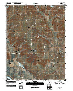 Midland Kansas Historical topographic map, 1:24000 scale, 7.5 X 7.5 Minute, Year 2010