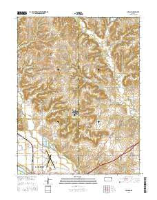 Midland Kansas Current topographic map, 1:24000 scale, 7.5 X 7.5 Minute, Year 2016