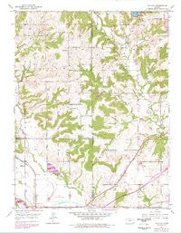 Midland Kansas Historical topographic map, 1:24000 scale, 7.5 X 7.5 Minute, Year 1950