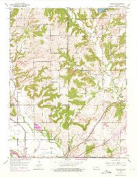 Midland Kansas Historical topographic map, 1:24000 scale, 7.5 X 7.5 Minute, Year 1950